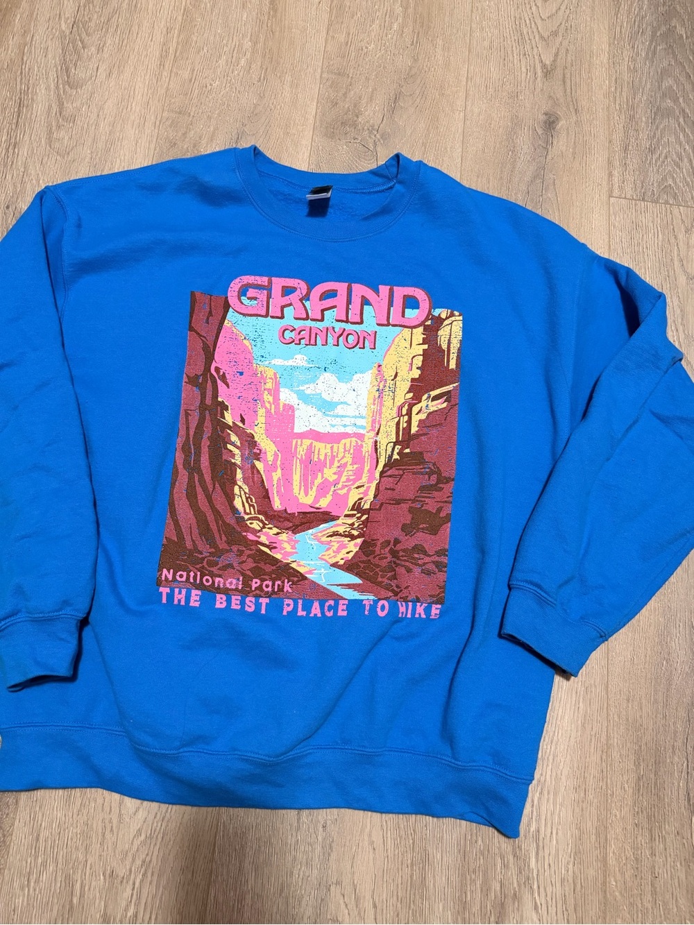 Sweet Claire Blue Grand Canyon Graphic Crewneck